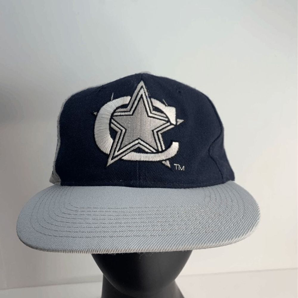 Dallas Cowboys‎ Vintage Sports Specialties Back Script Wool Snapback Hat